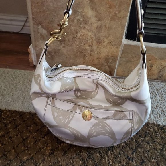 Coach Handbags - Like New Coach Satin Hobo Shoulder Bag Purse